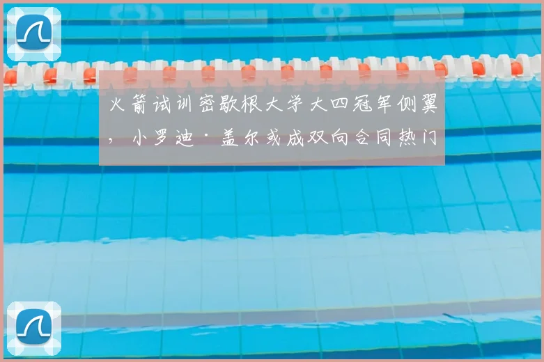 火箭试训密歇根大学大四冠军侧翼，小罗迪·盖尔或成双向合同热门？_赛季_球员_数据