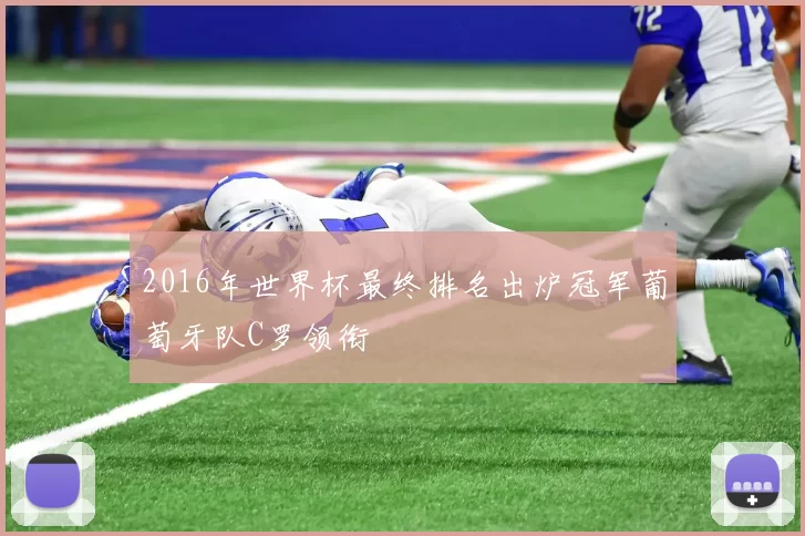 2016年世界杯最终排名出炉冠军葡萄牙队C罗领衔